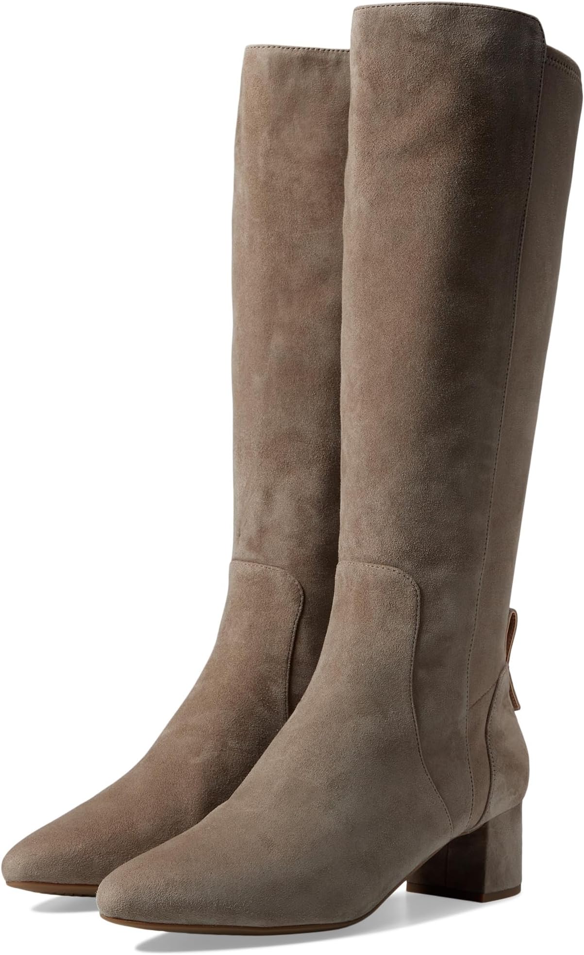 

Ботинки Cole Haan The Go-To Block Heel Tall Boot 45 mm, цвет Irish Coffee Suede