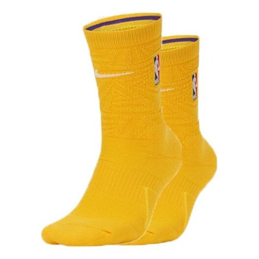 

Носки Nike NBA Los Angeles Lakers City Edition Socks 'Yellow', желтый