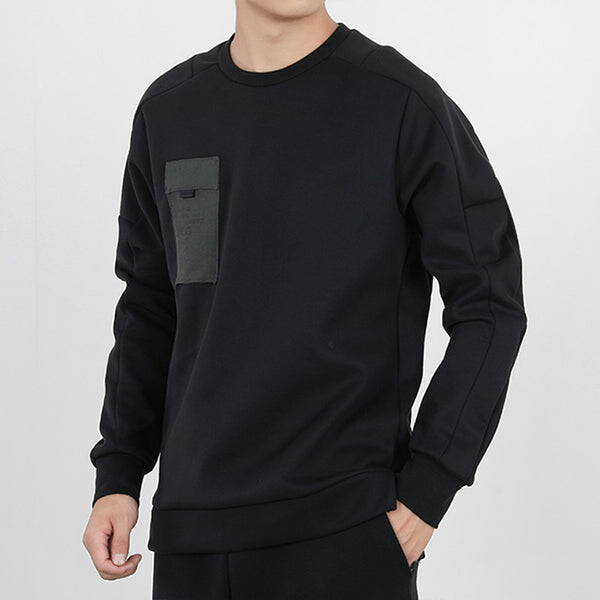 Толстовка sports and leisure suits men's black Adidas, черный — фото 3