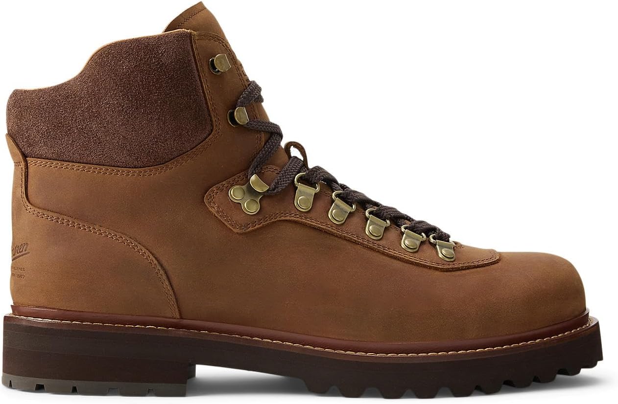 Мужские ботинки для горного трекинга из кожи POLO RALPH LAUREN, Deep Saddle Tan — фото 2