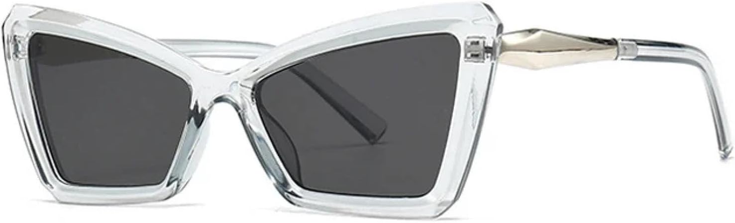 

Ретро-солнцезащитные очки «кошачий глаз» для женщин с градиентным переходом цвета, модные солнцезащитные очки для мужчин, солнцезащитные очки с защитой от УФ-излучения UV400 TVTBBVV, Grey Grey