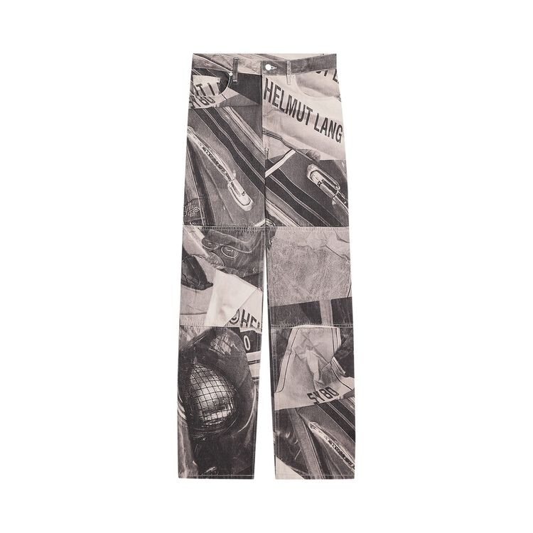 

Джинсы Helmut Lang High Rise Relaxed Printed Jeans Multicolor, разноцветный
