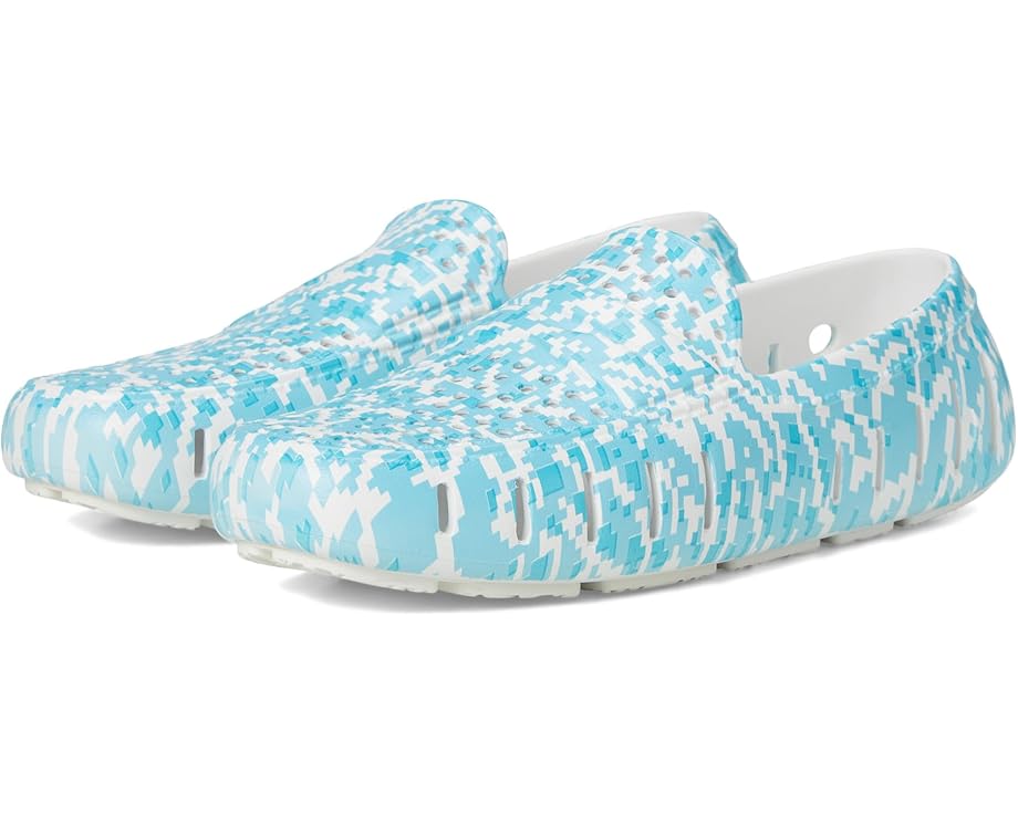 

Лоферы Floafers Country Club Driver Print, цвет Digital Water/White