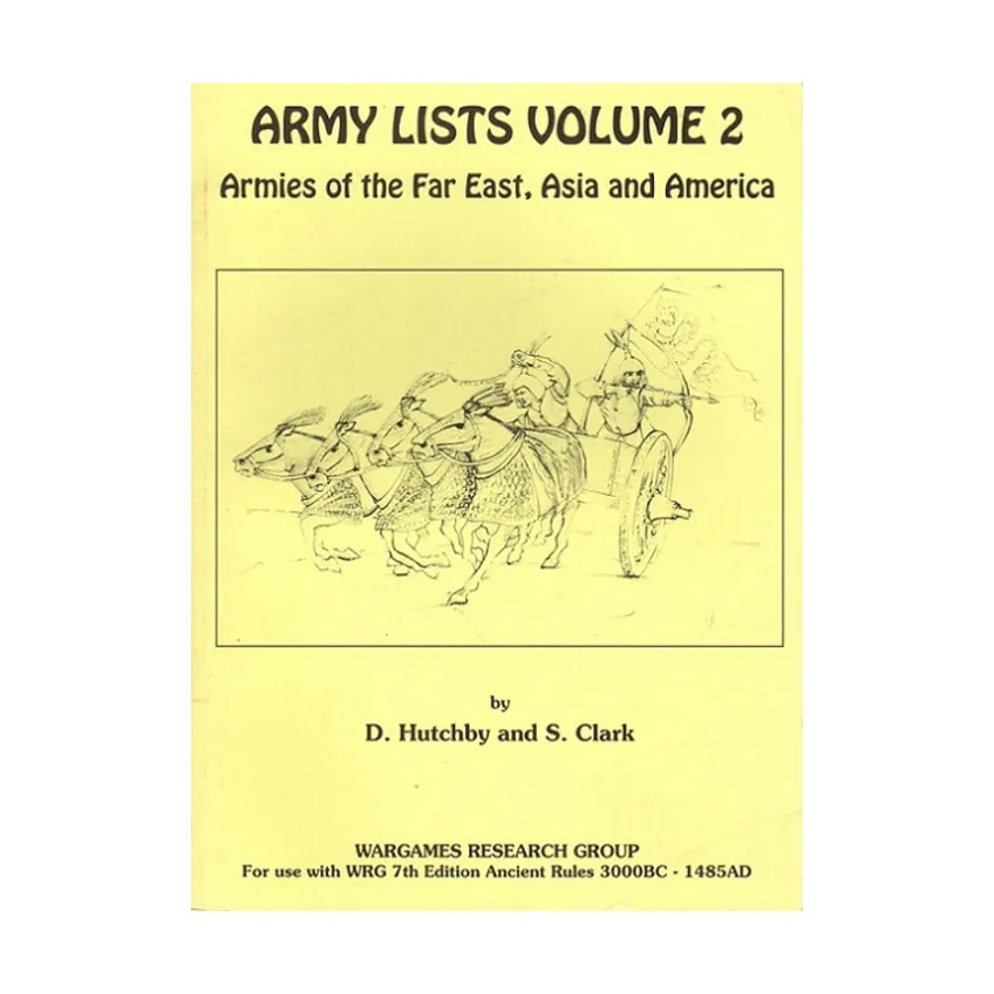 

Армейские списки Vol. 2 – Армии Дальнего Востока, Азии и Америки, Historical Miniature Rules - Army Lists (Wargames Research Group)