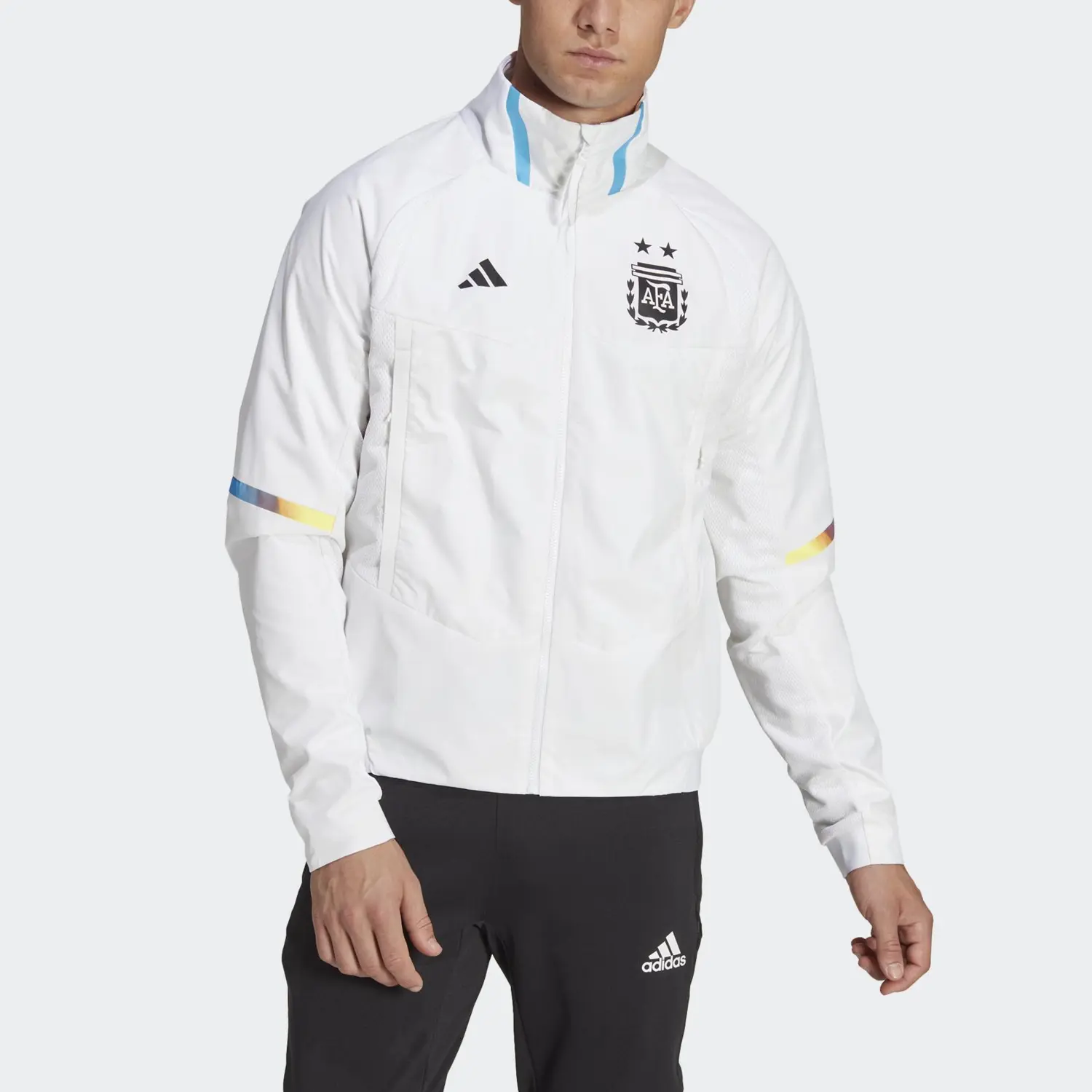 Аргентина Куртка Мужская Белая Adidas, белый — фото 2