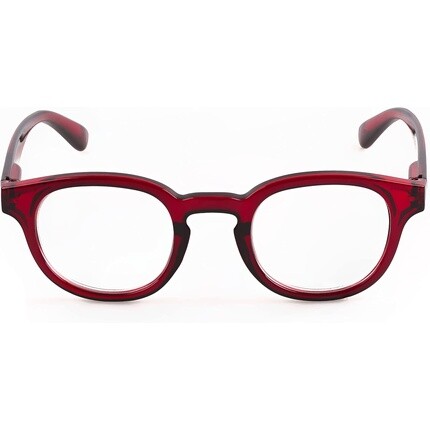 

Contacta Очки для чтения Hipstyle Bebop для мужчин и женщин Классическая и красочная оправа с гибкими стержнями Красного цвета Диоптрии +1,00