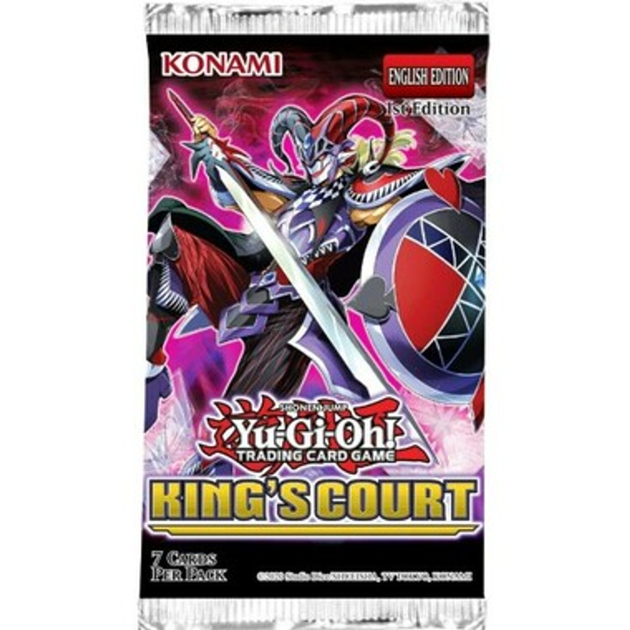 

Карточная игра Yu-Gi-Oh!: King's Court Booster Pack 1st Edition