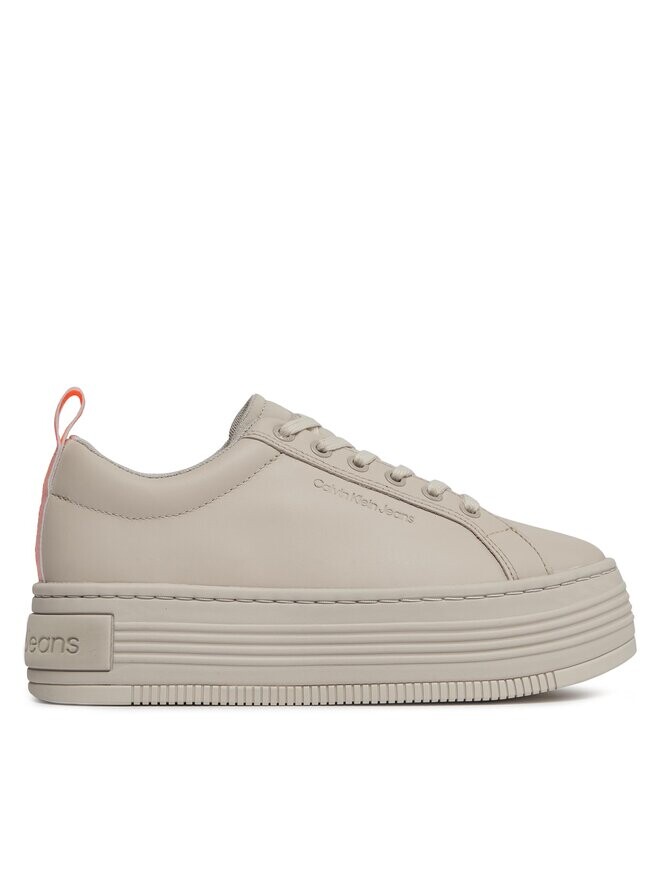

Кроссовки Bold Flatf Low Laceup Lth In Lum Calvin Klein, бежевый