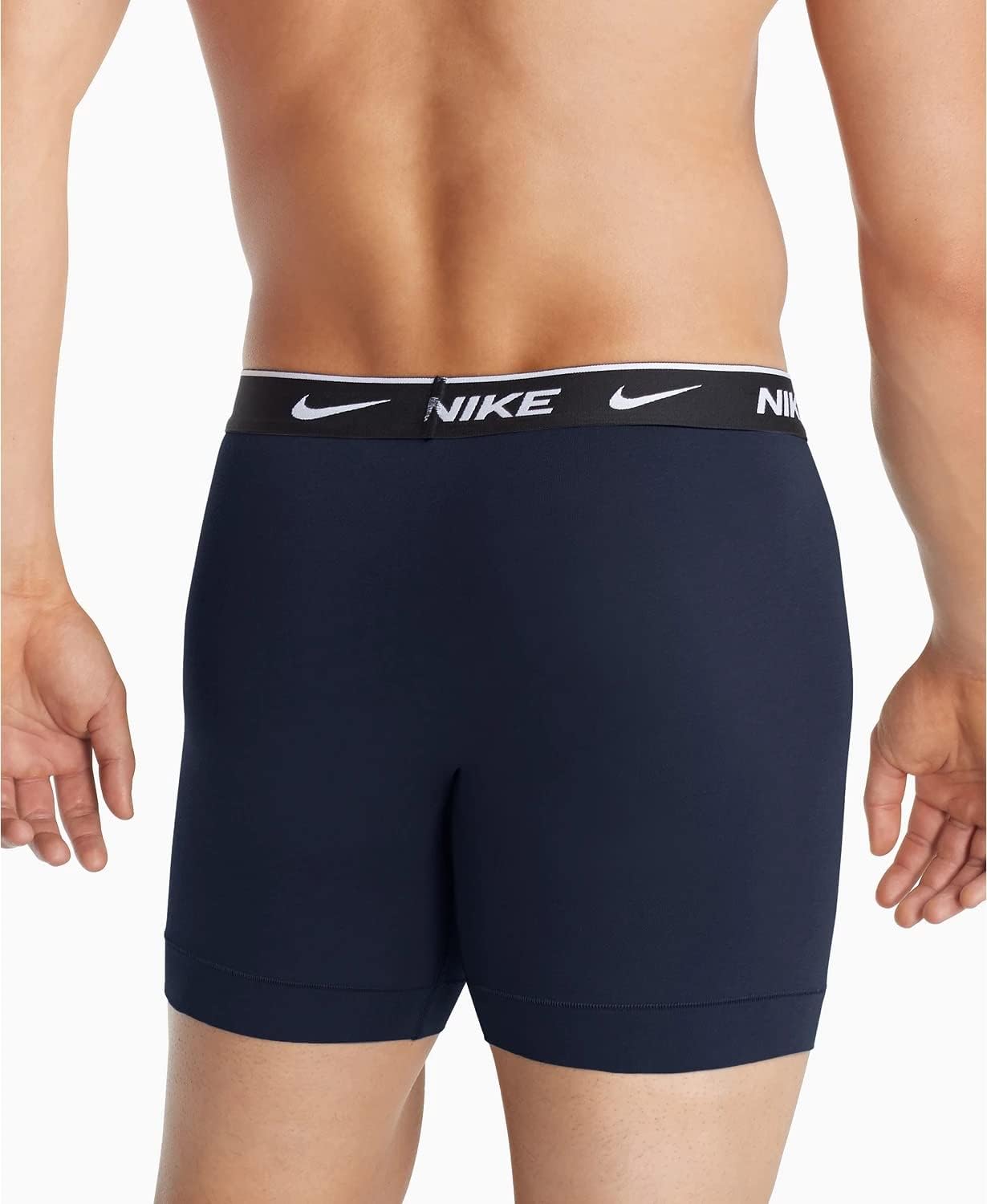 Мужские трусы-боксеры Nike Essential Cotton Stretch W/Fly (3 шт.), Black(Ke1107-475)/O_R — фото 2
