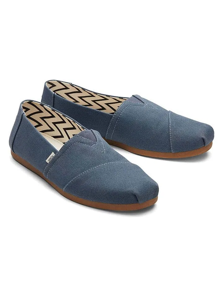Слипперы синие TOMS — фото 2