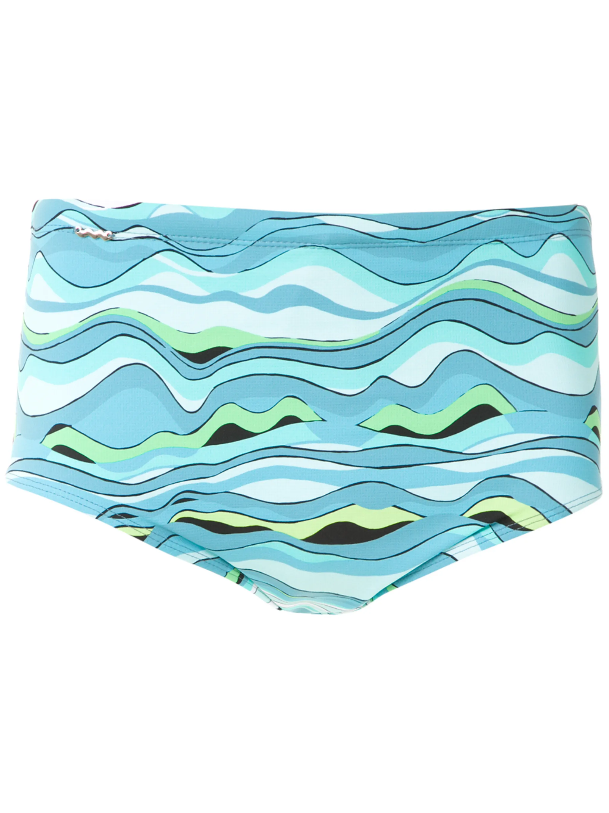 

Плавки с принтом Amir Slama, синий