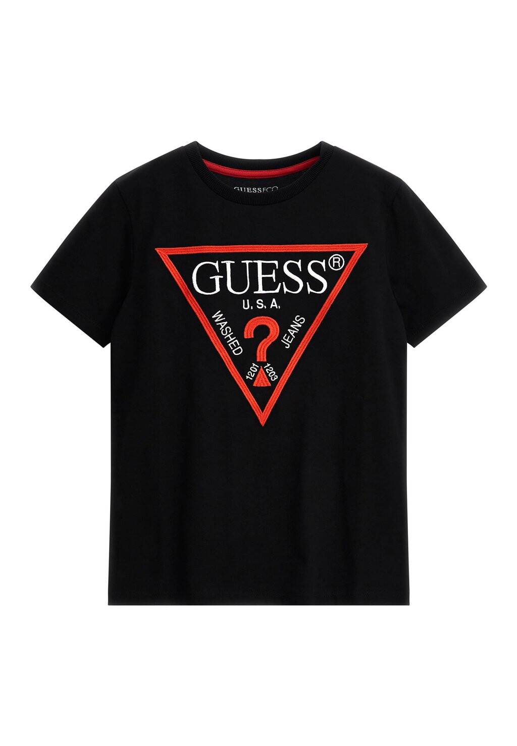 

Футболка с принтом CORE Guess, цвет jet black a