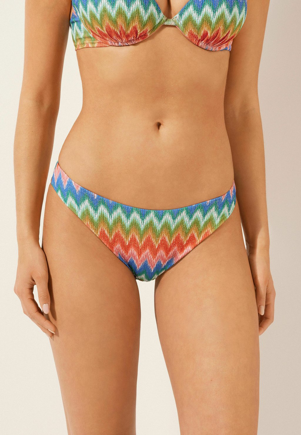 

Плавки бикини GLITTERY TIE-DYE Calzedonia, синий