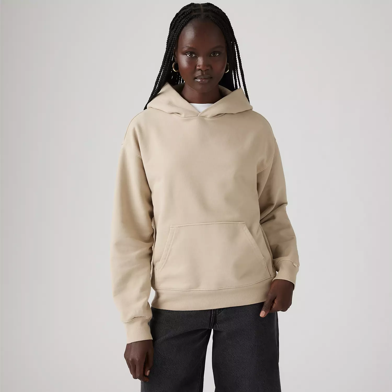 

Толстовка с капюшоном Heritage Levi's, цвет White Pepper - White