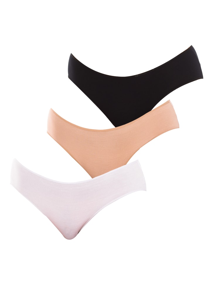 

Kisses and Love Комплект из 3 штук: разноцветные трусики