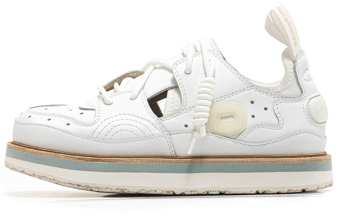 

Кроссовки OETZI Skateboarding Shoes Women's Low-top White, белый