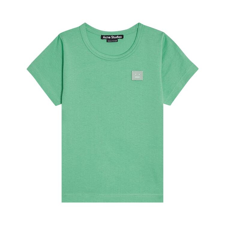 

Футболка Acne Studios Kids Nash Face T-Shirt Fern Green, зеленый