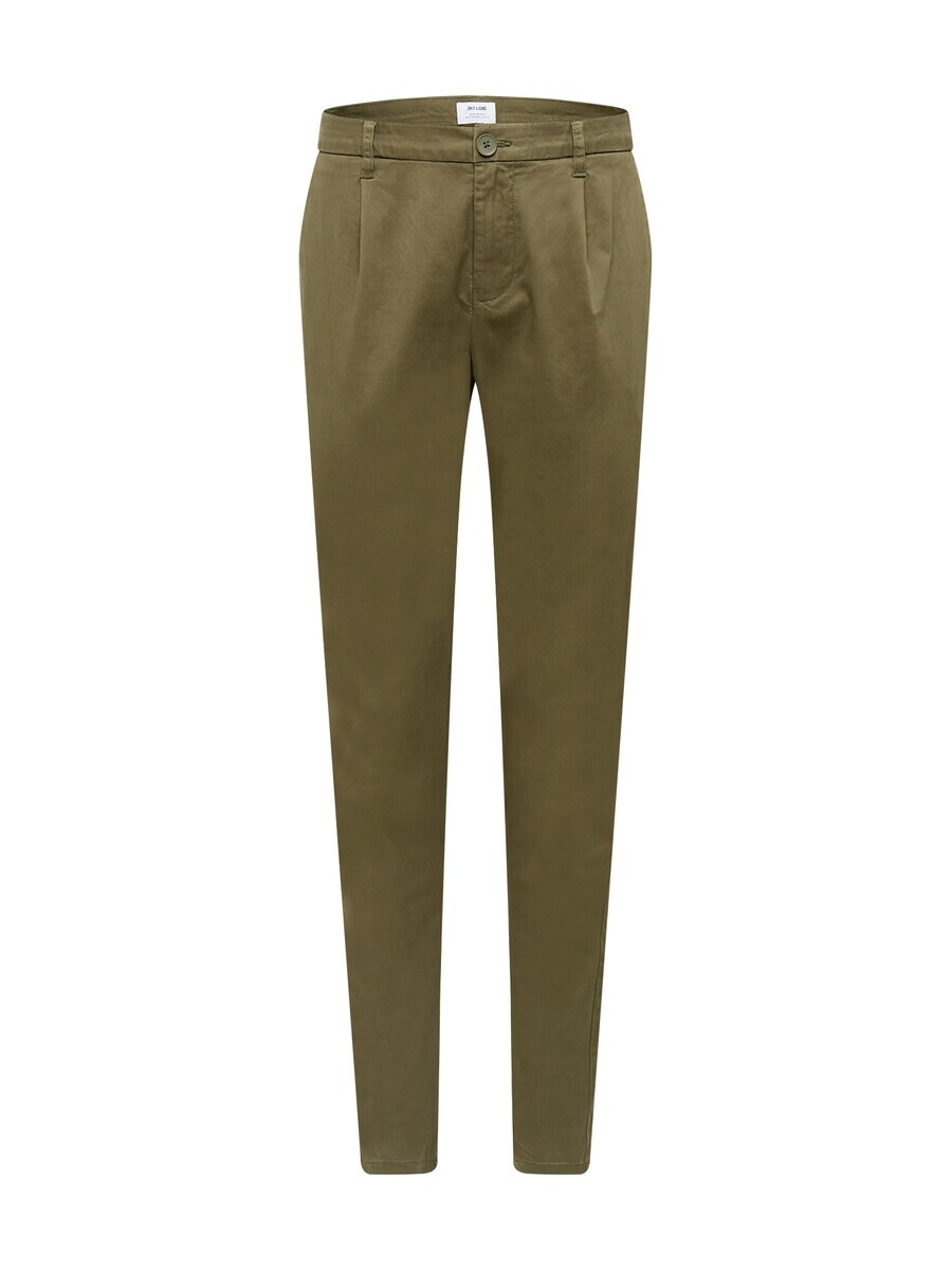 

Тканевые брюки Only & Sons Slim fit Pleat-Front Pants Cam, оливковый