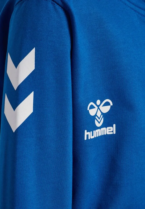 Толстовка на молнии с шевронным узором Hummel, True Blue — фото 3