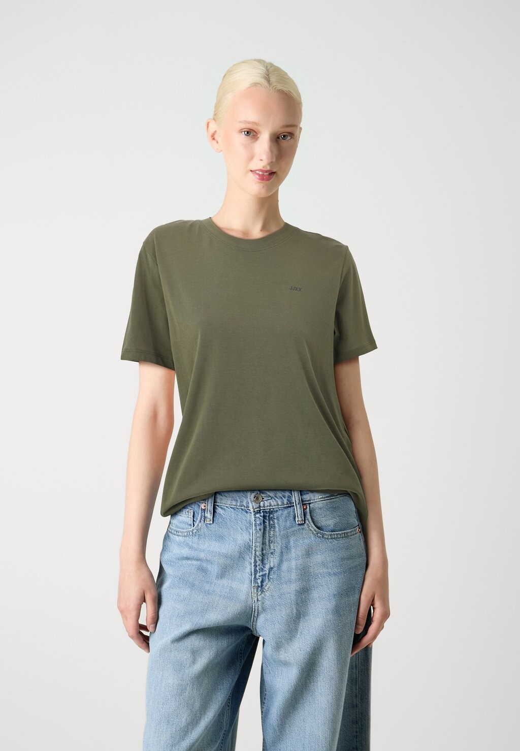 

Принт на футболке JXANNA EVERY LOGO TEE JJXX, темно-коричневый