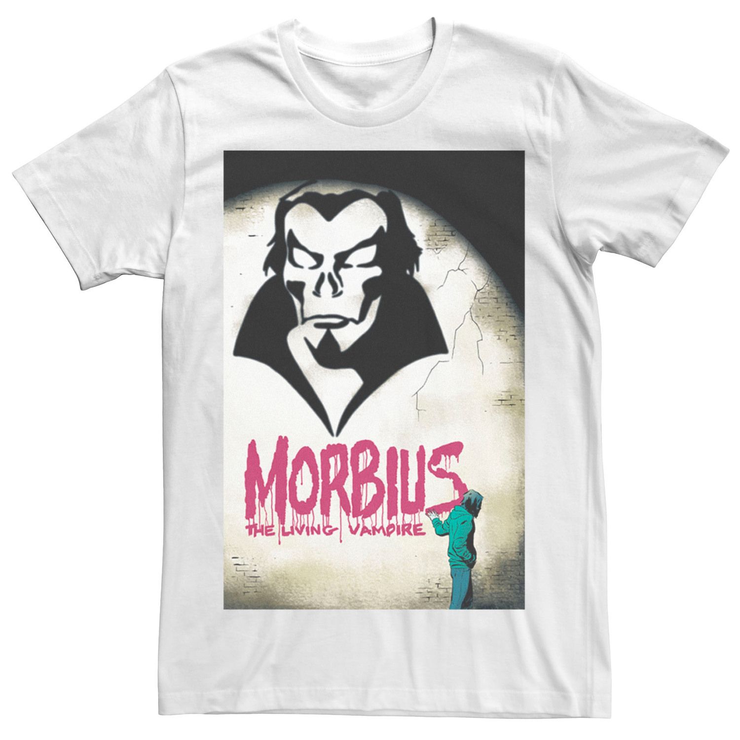 

Мужская футболка с граффити Morbius The Living Vampire Marvel