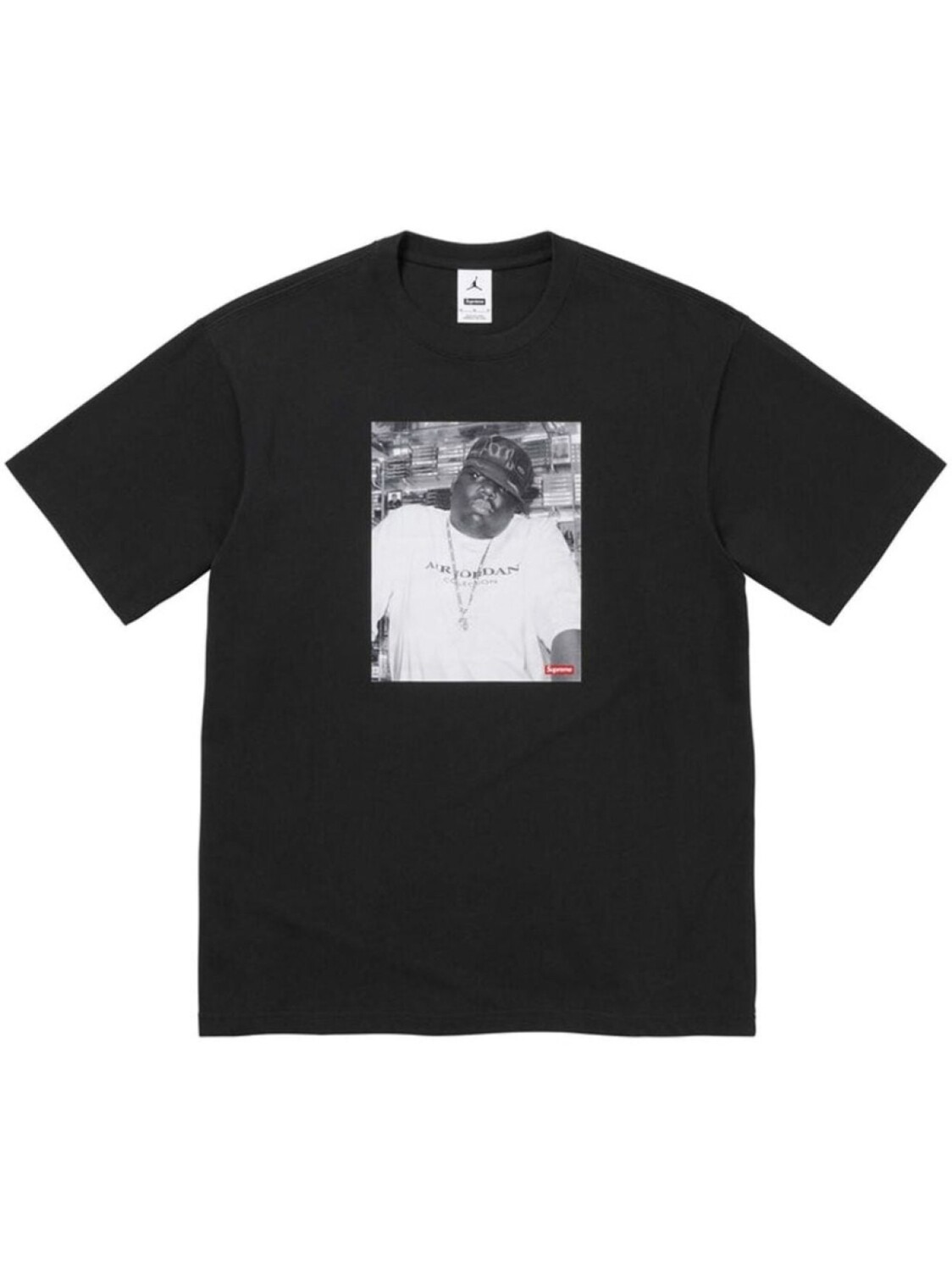 

Футболка с коротким рукавом Supreme x Jordan Biggie, черный