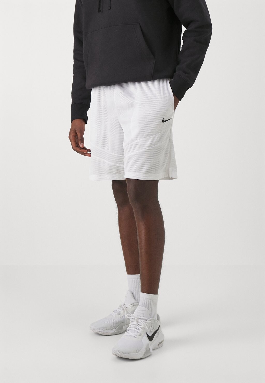 

Спортивные шорты Icon 8In Short Nike, цвет white/black, Серый, Спортивные шорты Icon 8In Short Nike, цвет white/black