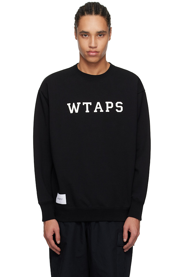 

Хлопковый худи Academy Wtaps, черный