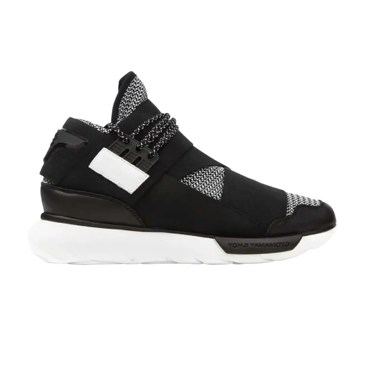 

Кроссовки Adidas Y-3 Qasa High 'Black White' 2014, черный