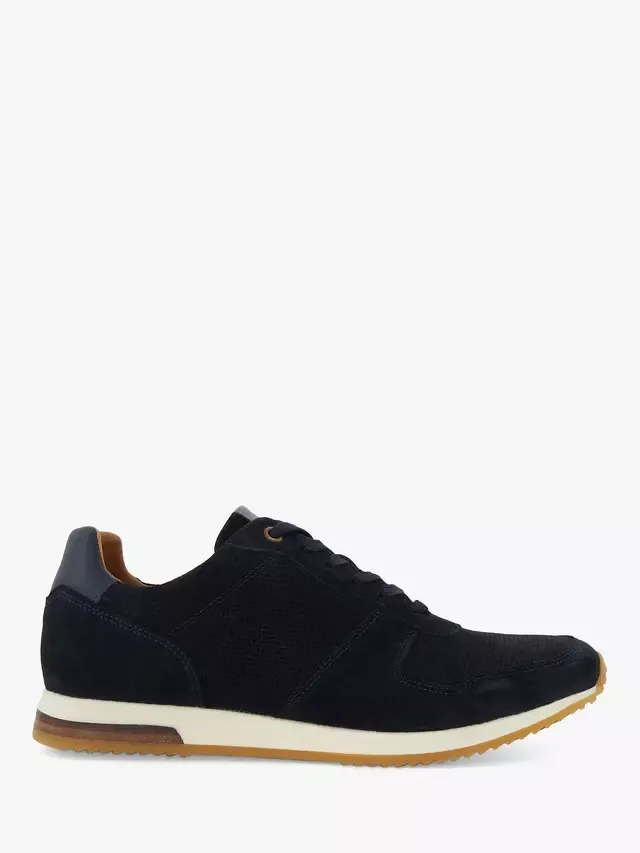 Кроссовки Trilogy Suede Runner Dune London, Navy
