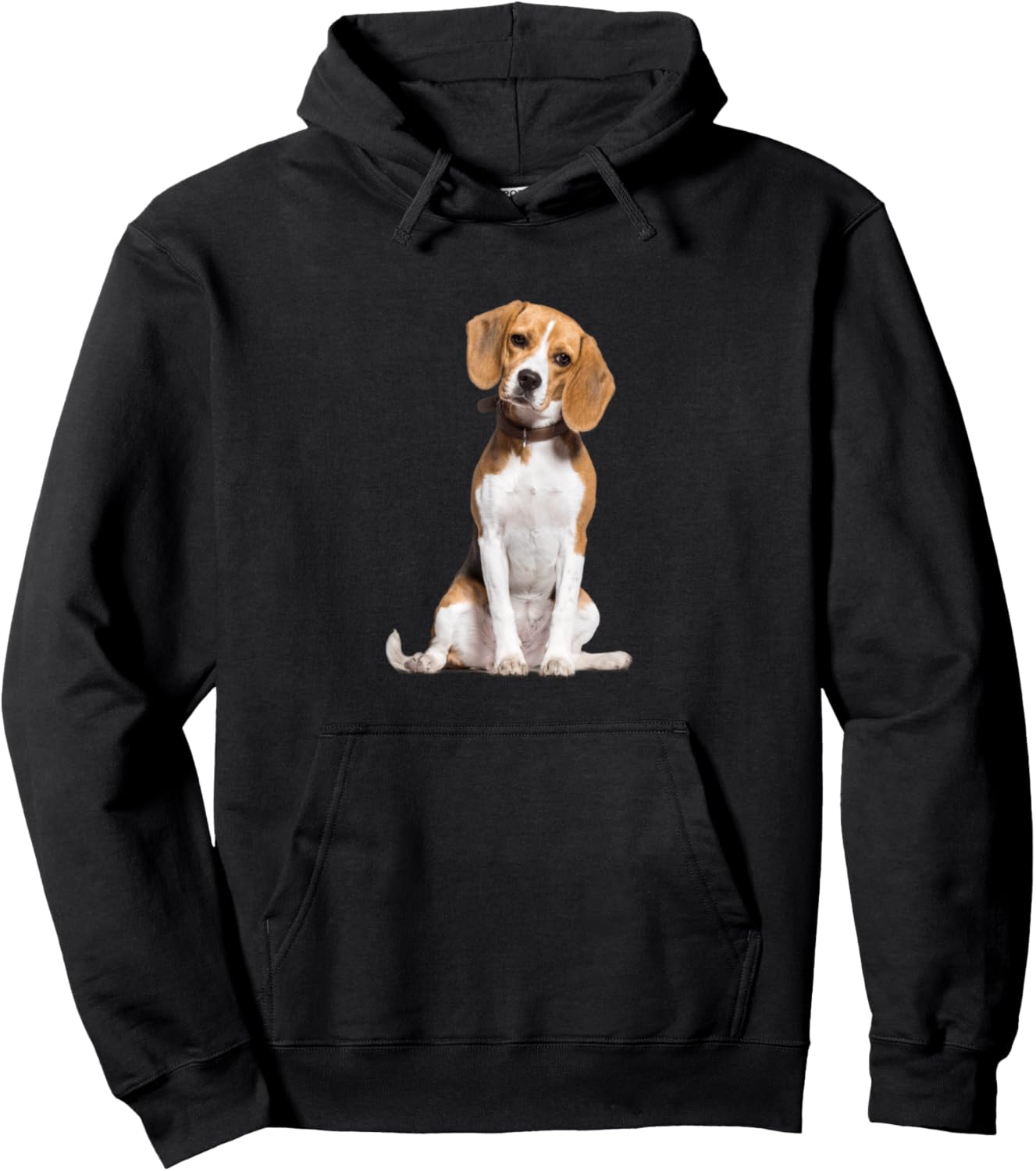 

Толстовка с изображением собаки породы бигль, черная Beagle Dog