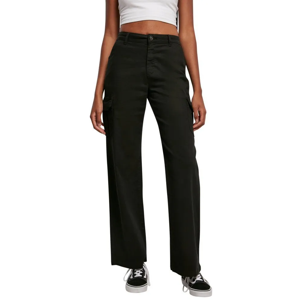 

Брюки карго Urban Classics Straight high waist, черный
