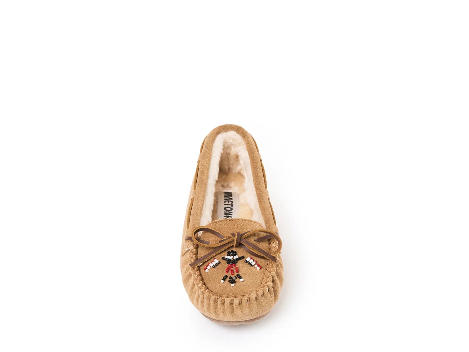 Тапочки Minnetonka Cally Thunderbird Animikii Slipper - Women's, светло-коричневый — фото 2