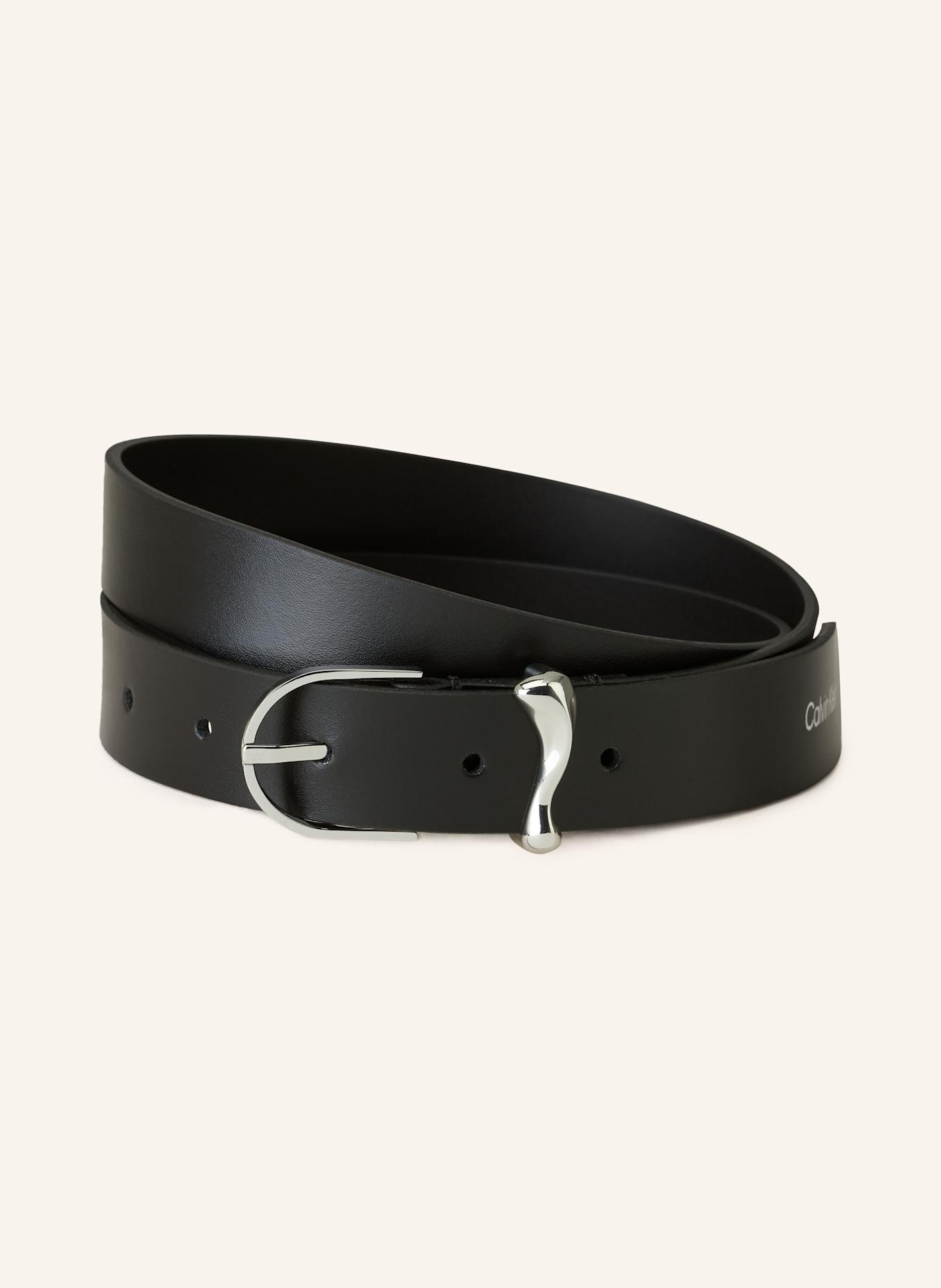 

Кожаный ремень Calvin Klein, черный