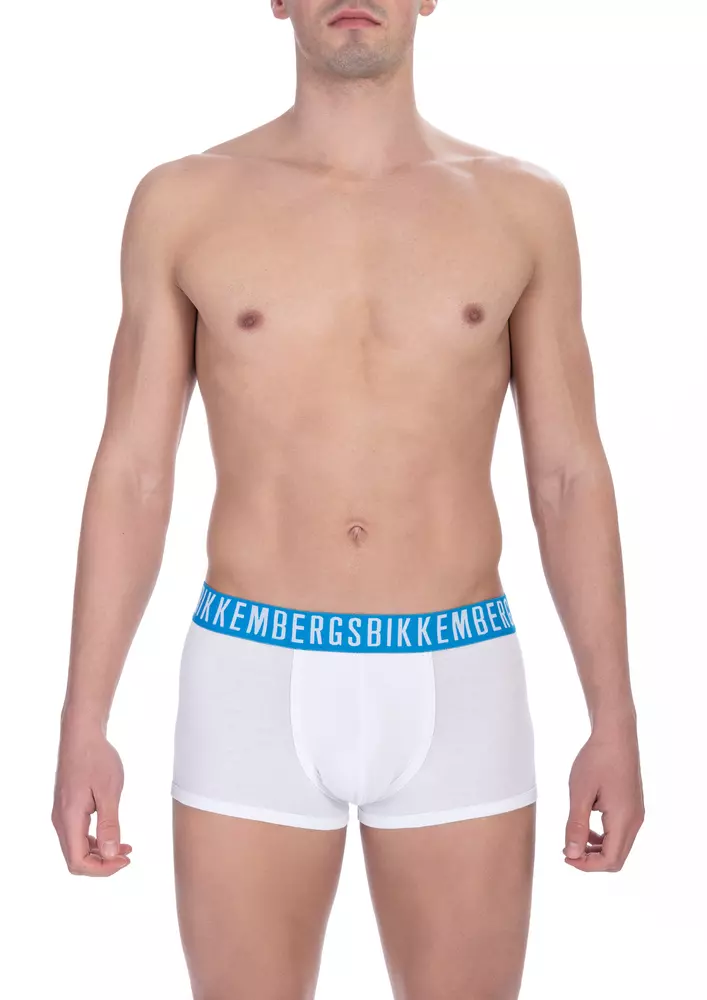 

Белое хлопковое мужское нижнее белье Bikkembergs