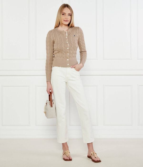 Кожаные пляжные тапочки лена Michael Kors, золотой — фото 2