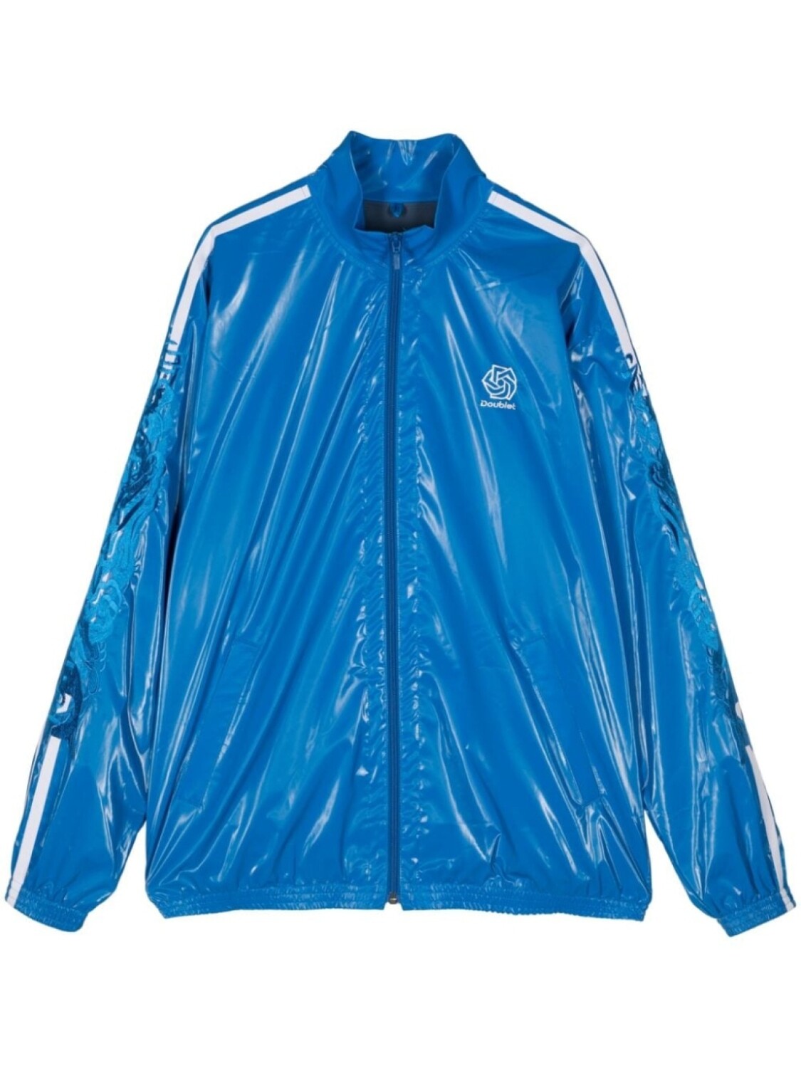 

Куртка на молнии с вышивкой Doublet, синяя