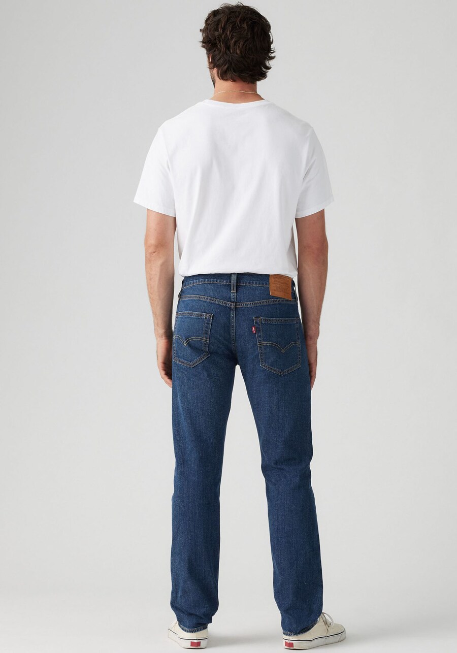 Повседневные джинсы LEVIS ┬о 502┬о Taper Linen + Denim, Dark blue — фото 4