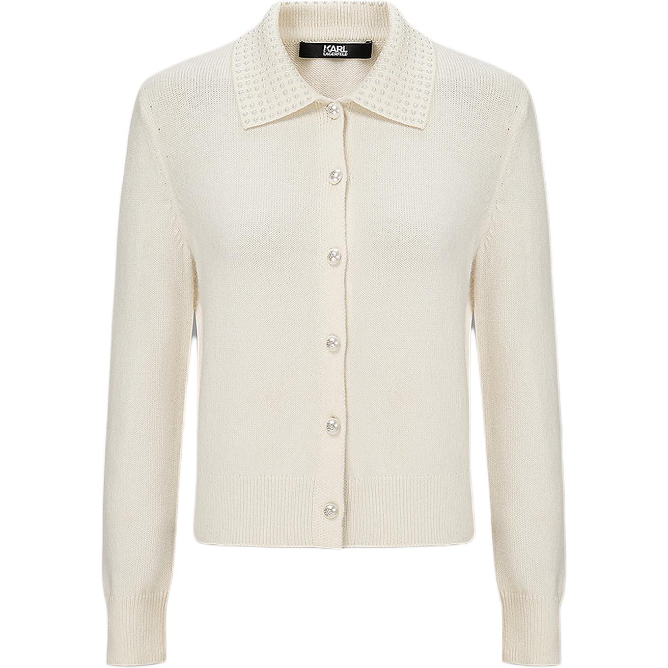 

Топ KARL LAGERFELD FW25 для женщин KARL LAGERFELD / Karl Lagerfeld Jeans, белый