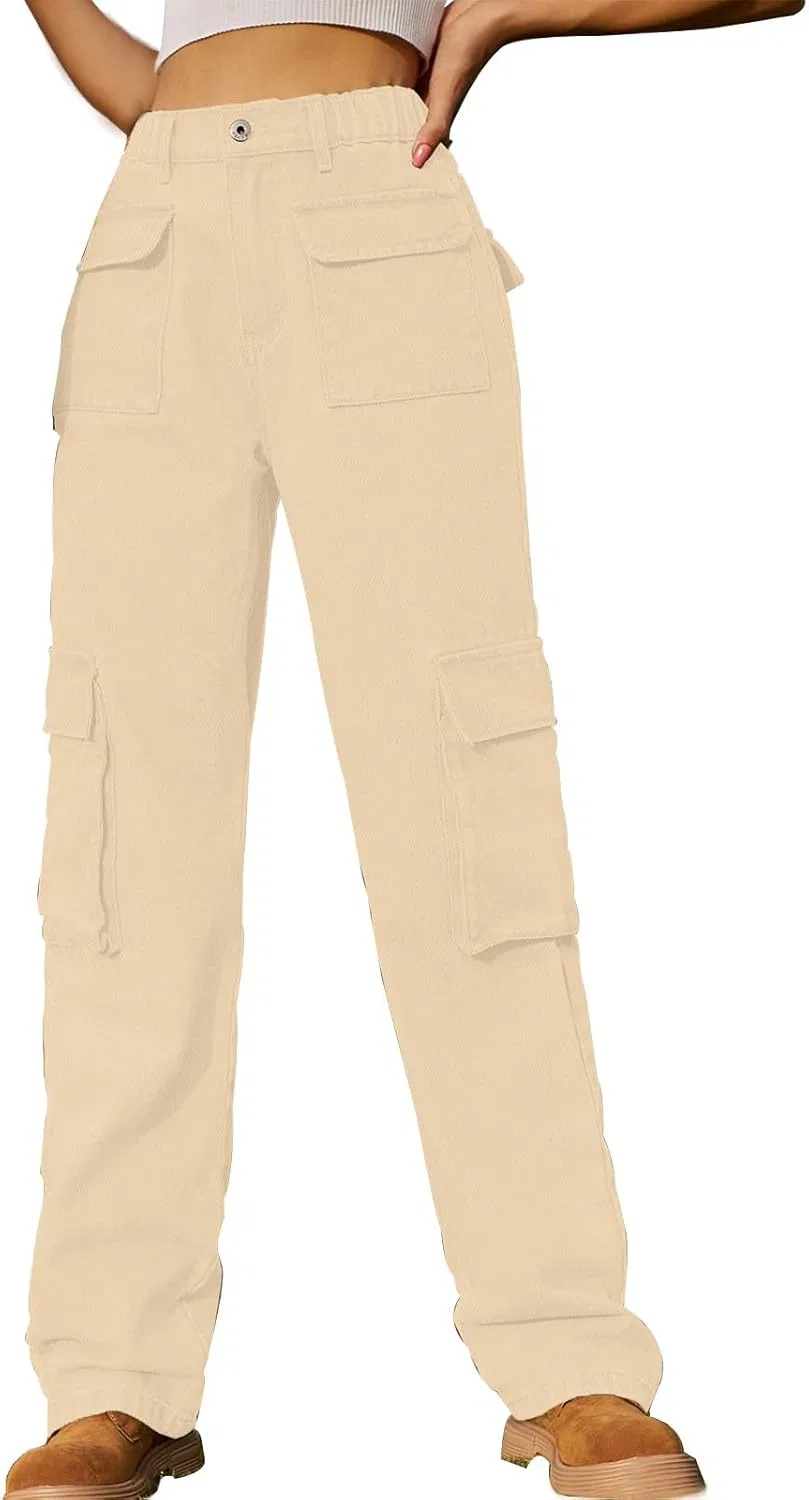 Джинсы свободные, Cargo, Khaki