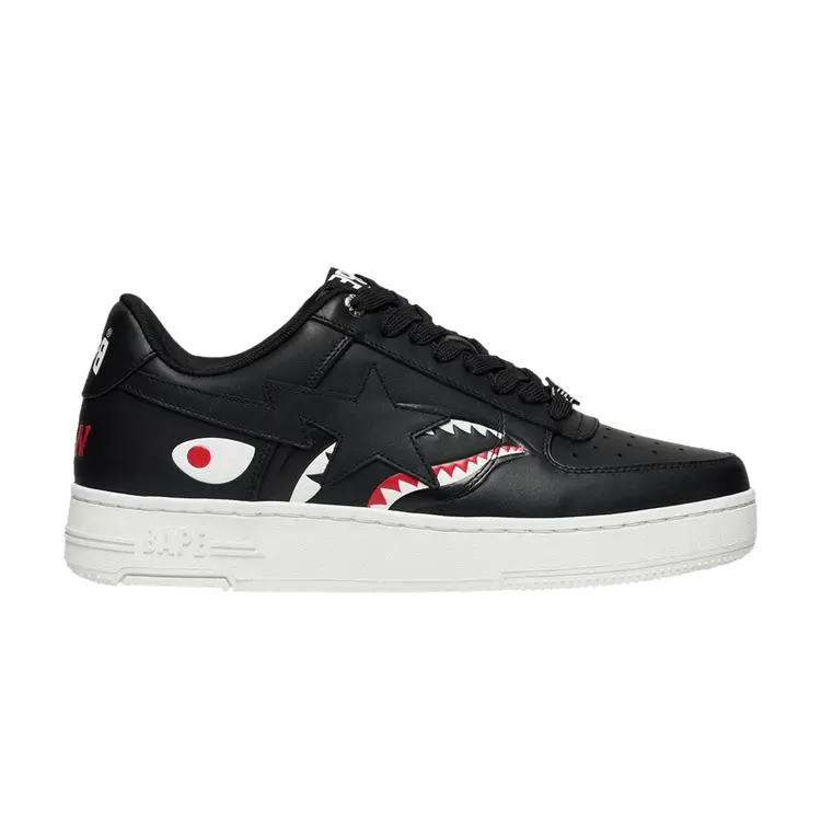 

Кроссовки BAPE Bapesta Shark M2 Black, черный