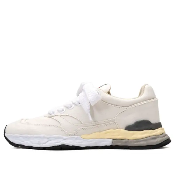 

Кроссовки george og sole canvas low-top sneaker Maison Mihara Yasuhiro, белый