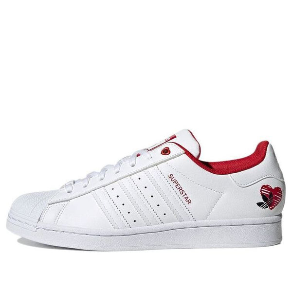 

Кроссовки superstar 'valentine's day white' Adidas, белый