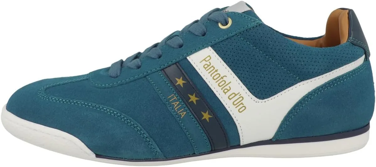 Мужские низкие замшевые кроссовки Pantofola d'Oro Vasto Pantofola D'Oro 1886, светло-голубой/светло-голубой