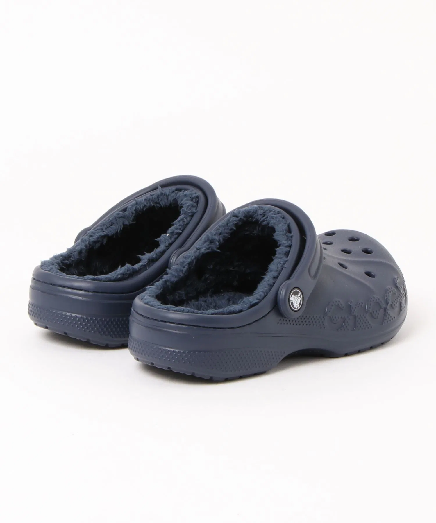 Унисекс сабо Crocs Baya Lined Clog коричневые — фото 2