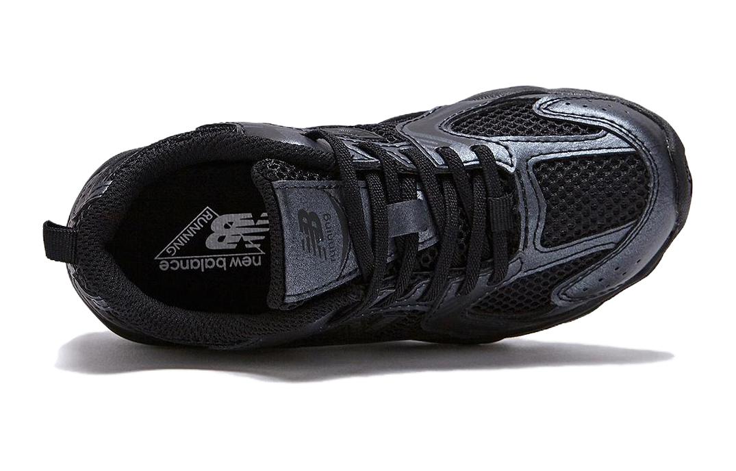 New Balance 530 Детские кроссовки для беска низкие Черные — фото 4
