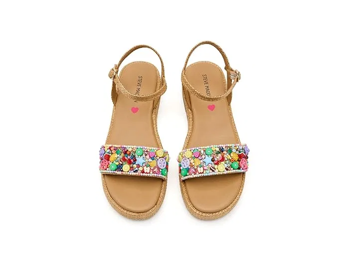 Босоножки с 3D-украшениями Arabela Steve Madden Kids, Natural — фото 3