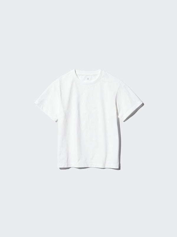 Футболка Dry-Ex с круглым вырезом Uniqlo, 00 white — фото 4