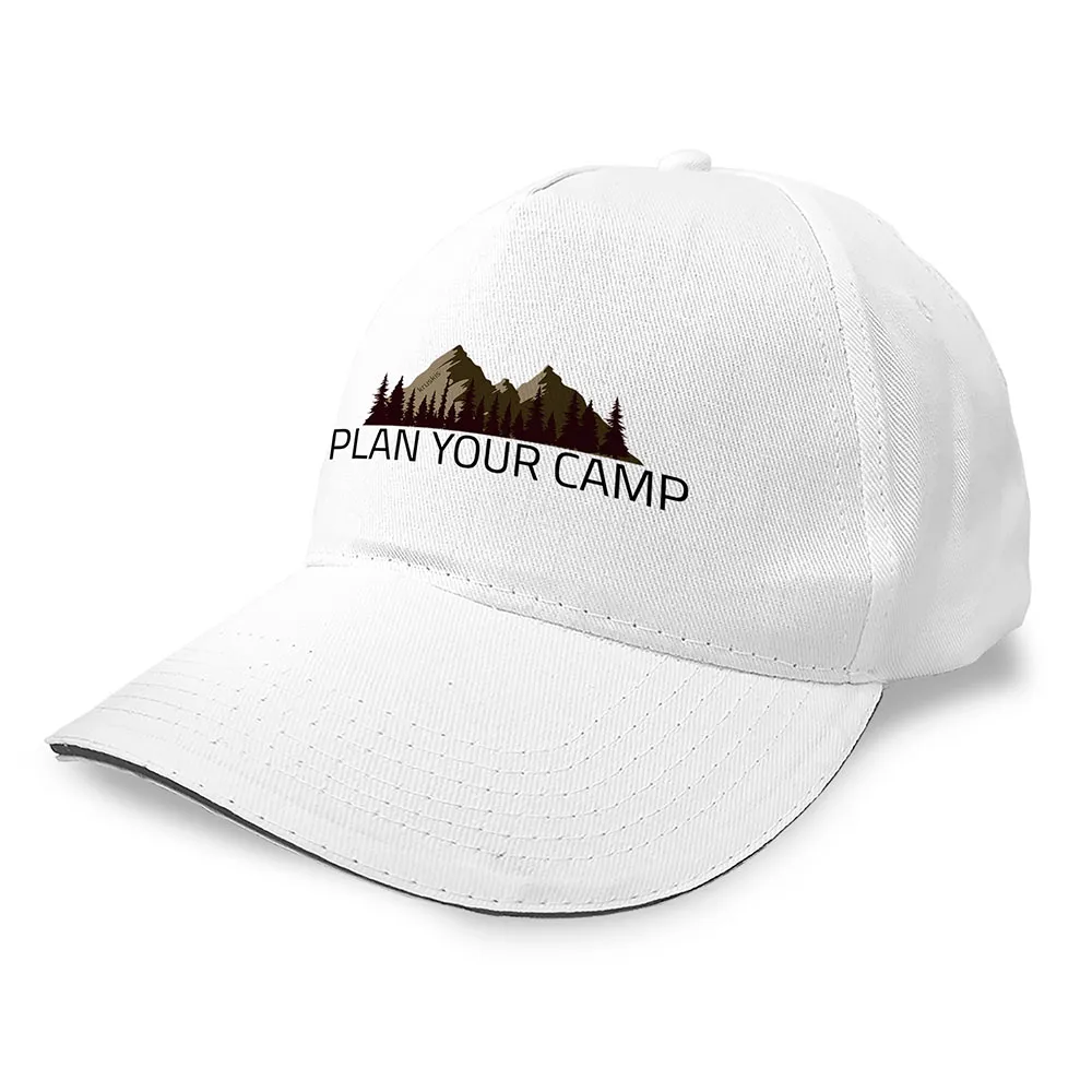 

Бейсболка Kruskis Plan Your Camp, белый