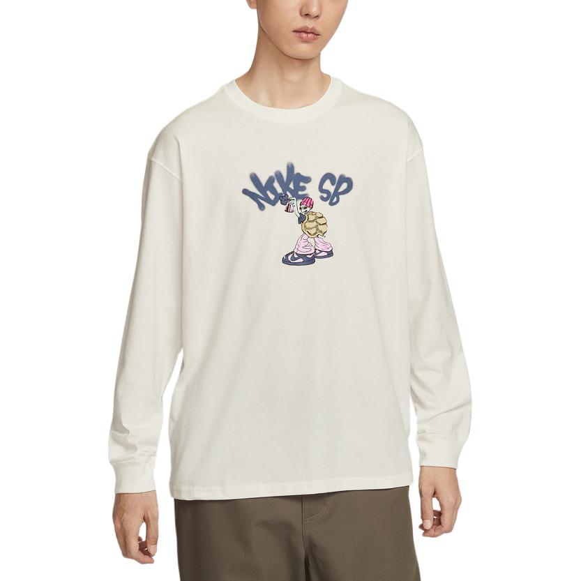 

Футболка SB M90 LS SPRAY TU мужская Nike, Ecru, Бежевый, Футболка SB M90 LS SPRAY TU мужская Nike, Ecru